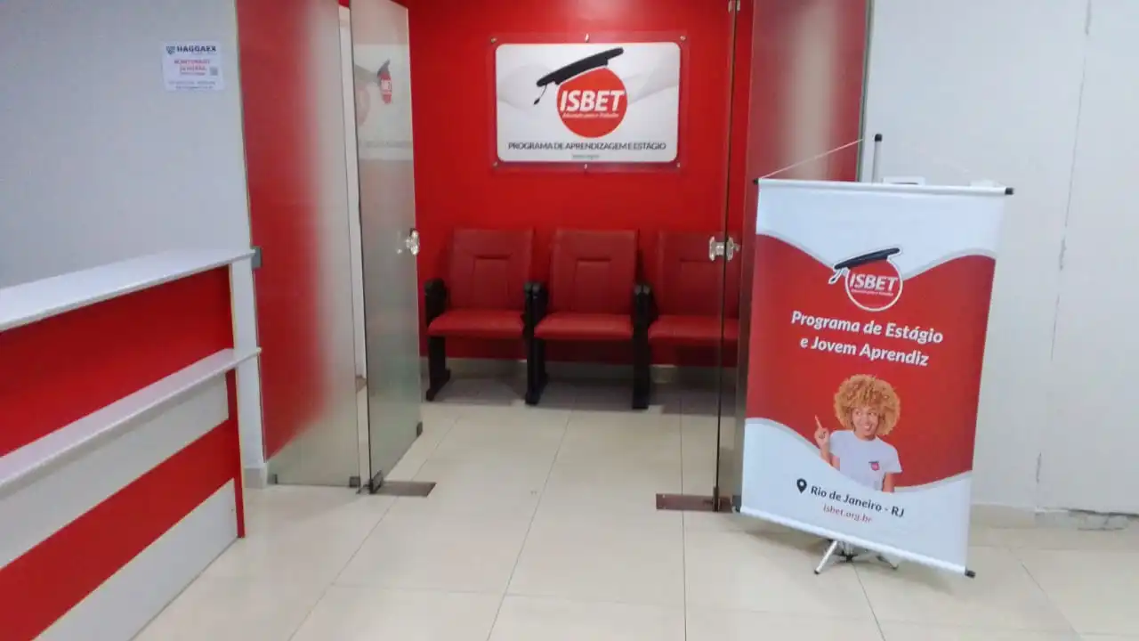 Hall de Entrada ISBET Rio Janeiro para atendimento a estagiários e jovens aprendizes